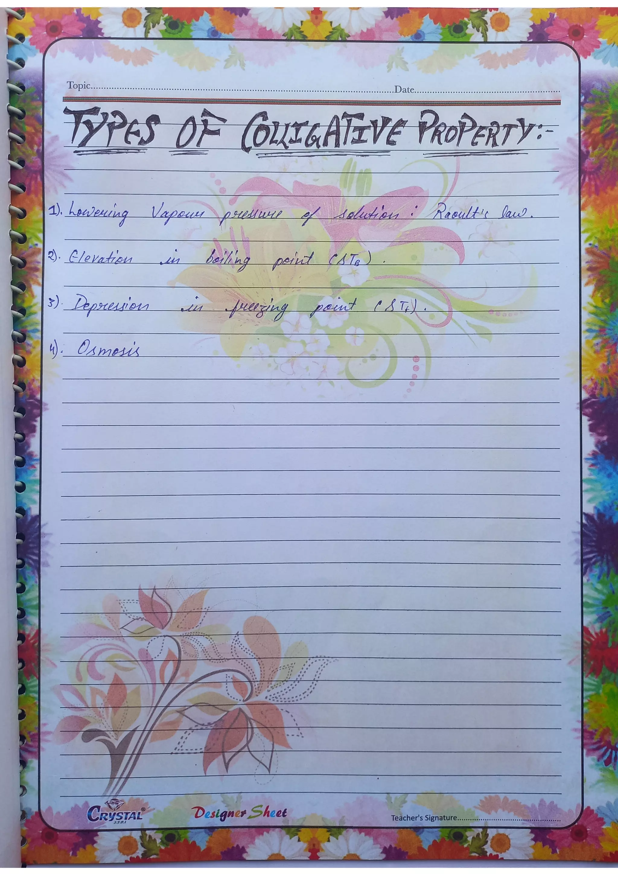 Chemistry project on colligative properties of class 12 CBSE 2022-2023 ...