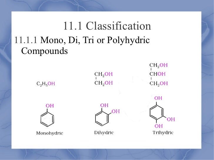 Alcohols, Phenols, and Ethers