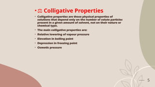 Dilute solution - Colligative Properties. pptx | PPTX
