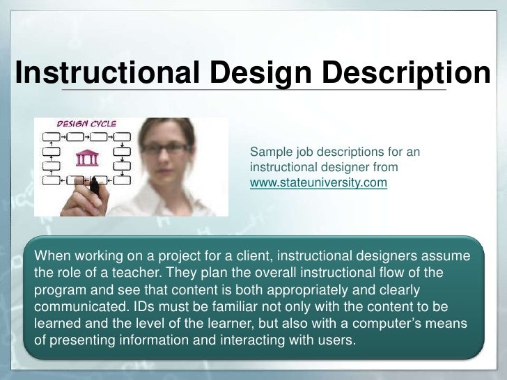 Technical Writing meets Instructional Design