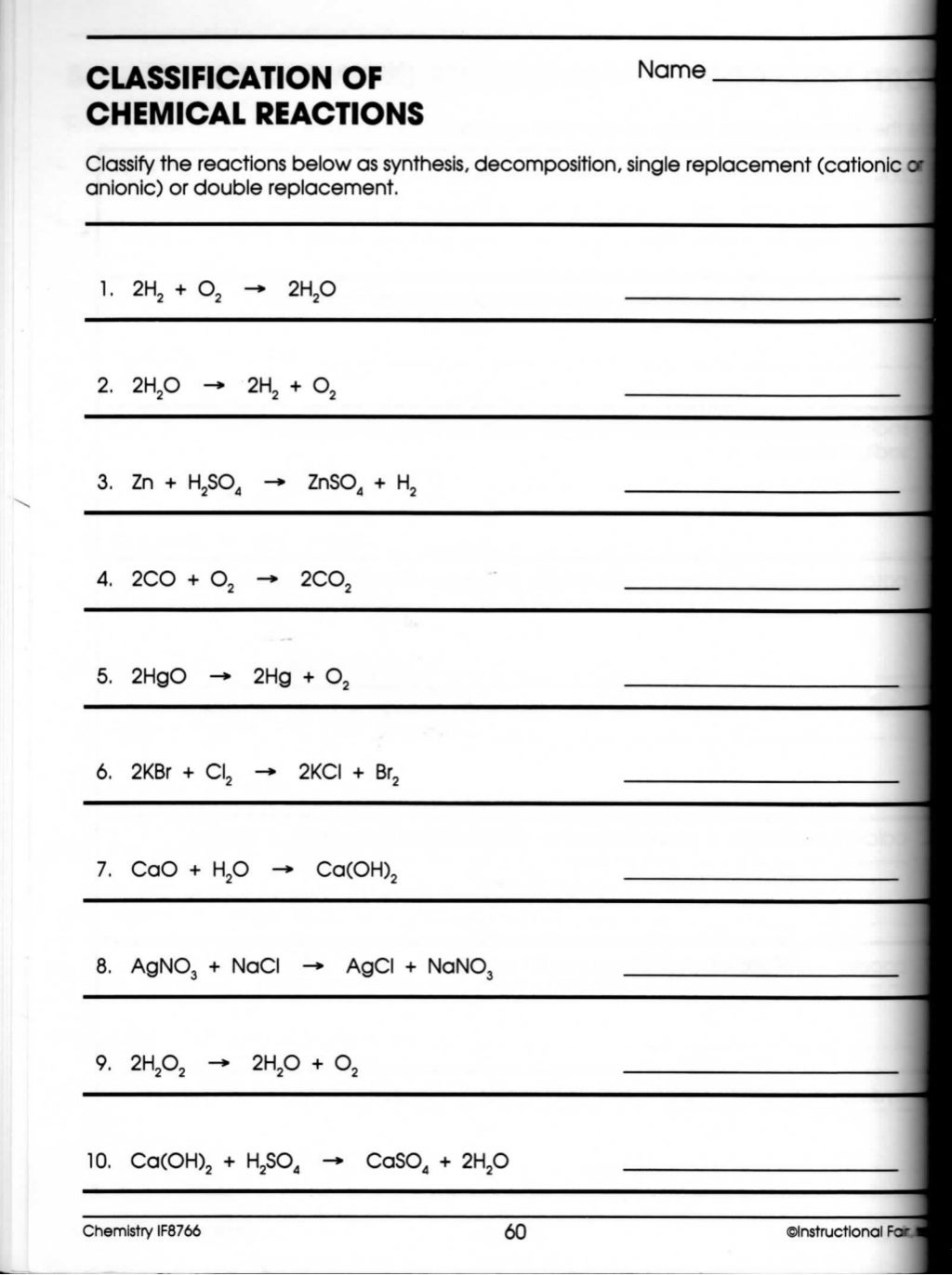 Chemistry stoichiometry