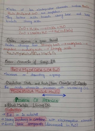 Chemistry unit 1 notes ,2nd year notes by EMAN SULEMAN, SAAD TUITION ...