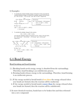 Chemistry zimsec chapter 6 chemical energetics | PDF