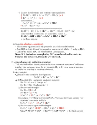 Chemistry zimsec chapter 7 redox reactions and electrolysis | PDF