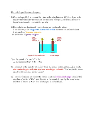 Chemistry zimsec chapter 7 redox reactions and electrolysis