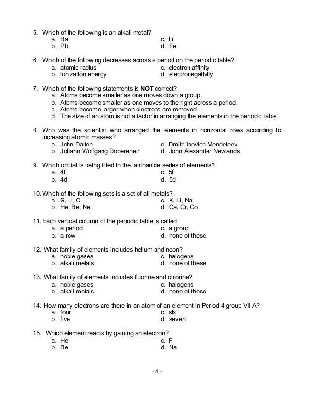 Periodic Table periodic table column 15 : Chem m11 atoms in the periodic table