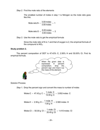 Chem m16 stoichiometry | PDF