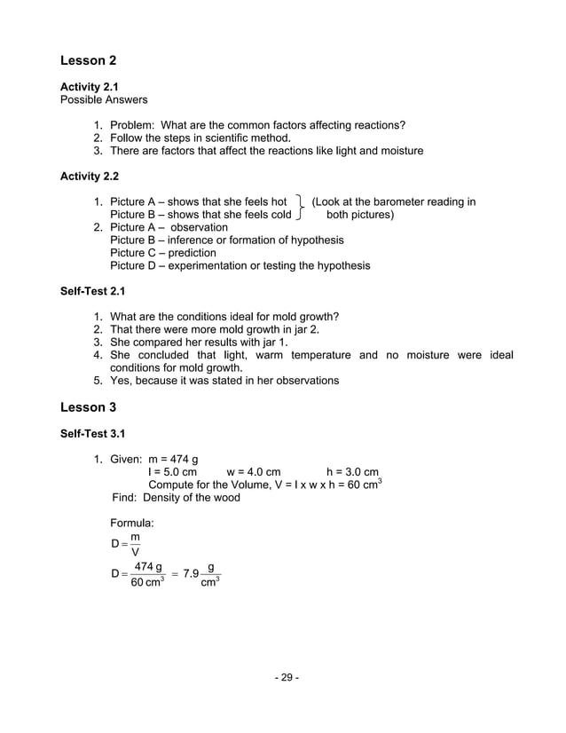 Chem m1 chemistry and you
