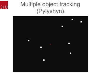 Multiple object tracking
(Pylyshyn)
 