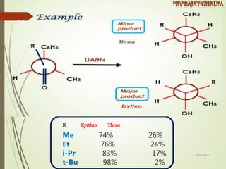 R Eyrthro Threo
Me 74% 26%
Et 76% 24%
i-Pr 83% 17%
t-Bu 98% 2%
4/10/2018
58
 