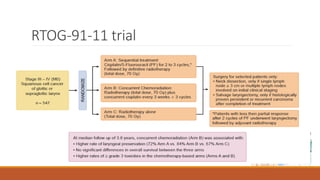 RTOG-91-11 trial
 