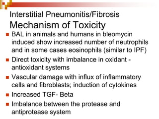 Chemotherapy induced lung toxicity dr. varun | PPTX
