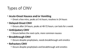 Cinv Pathophys Comprehensive Overview of Chemotherapy Induced Nausea and Vomiting ...