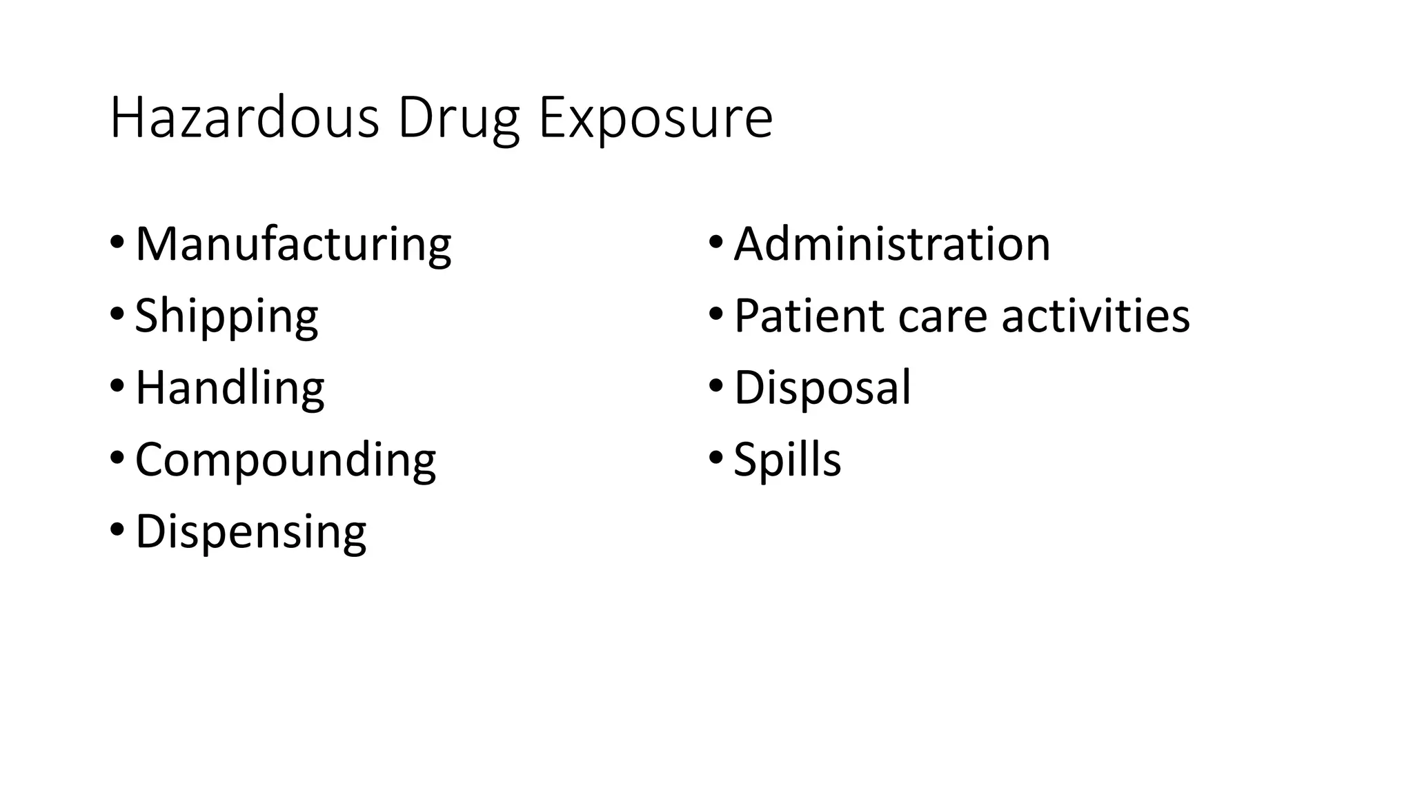 Chemotherapy safety and handlingThao's presentation PPT