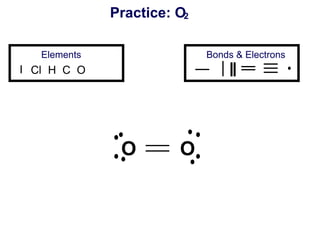 Covalent Model For O2 Covalent bonding Lewis Diagrams | PDF