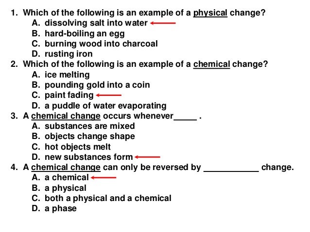 Chemical Reactions
