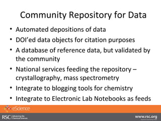 Integrate to electronic lab notebooks
 