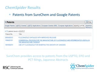 Spider Chems Chem spider introduction spring 2011 | PPT