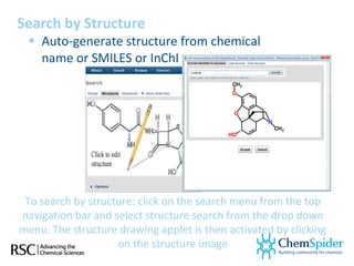 Spider Chems Chem spider introduction spring 2011 | PPT