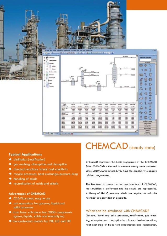 Simulador de processos CHEMCAD