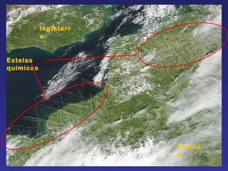 Inglaterra Francia Estelas químicas 