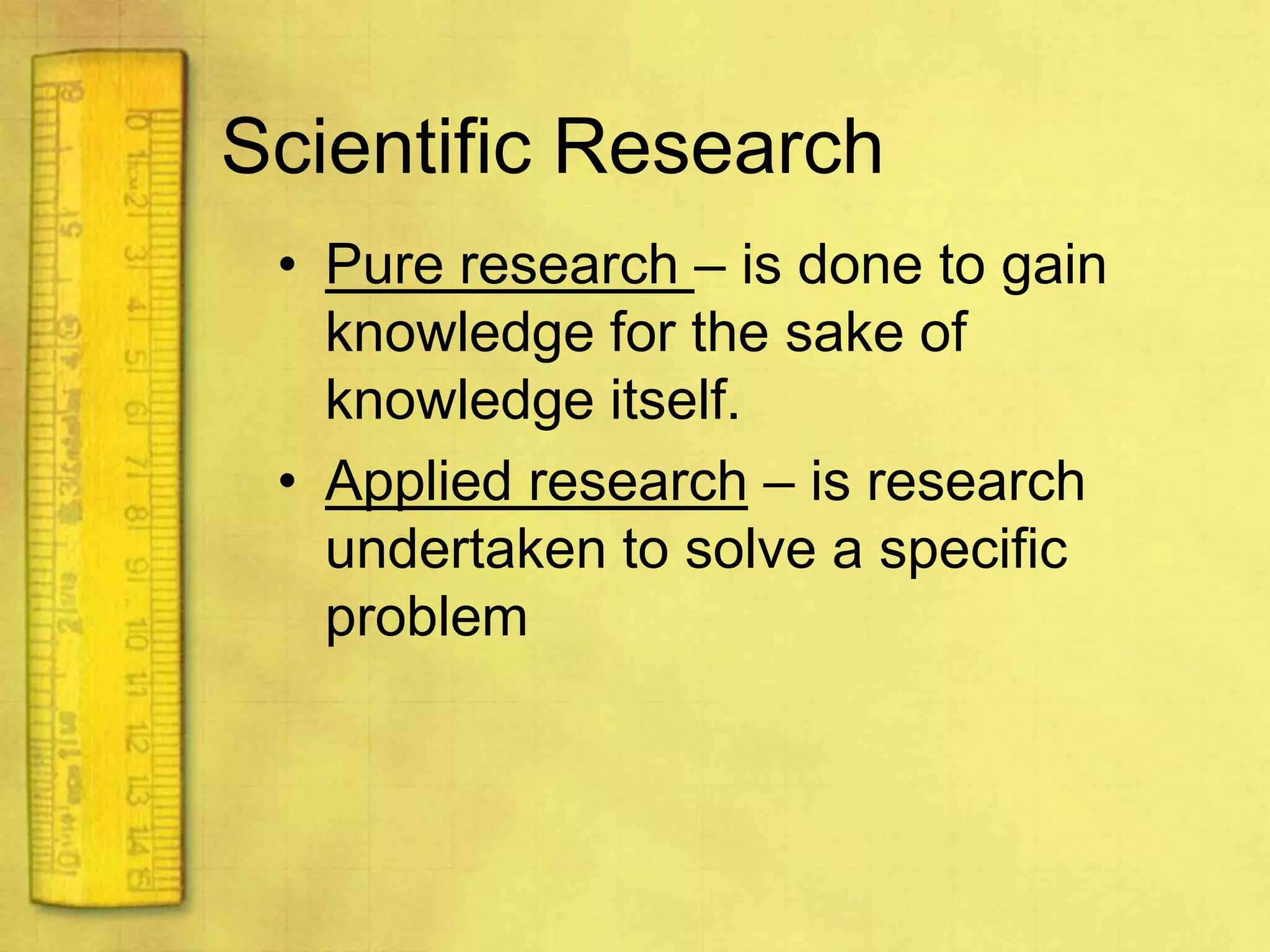 Scientific MethodExperiments – is a set of controlled observations that test the hypothesis.Independent variable – the variable that is controlled or changed incrementally.Dependent variable – the value that changes in response to the independent variable. Control – is a standard for comparison.