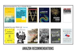 AMAZON RECOMMENDATIONS
 