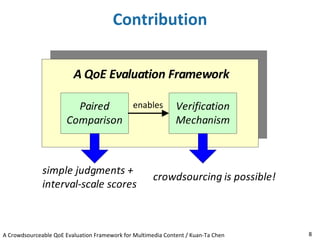 A Crowdsourceable QoE Evaluation Framework for Multimedia Content | PDF