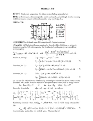 CH EN 3453 Heat Transfer 2014 Fall Utah Homework HW 04 Solutions