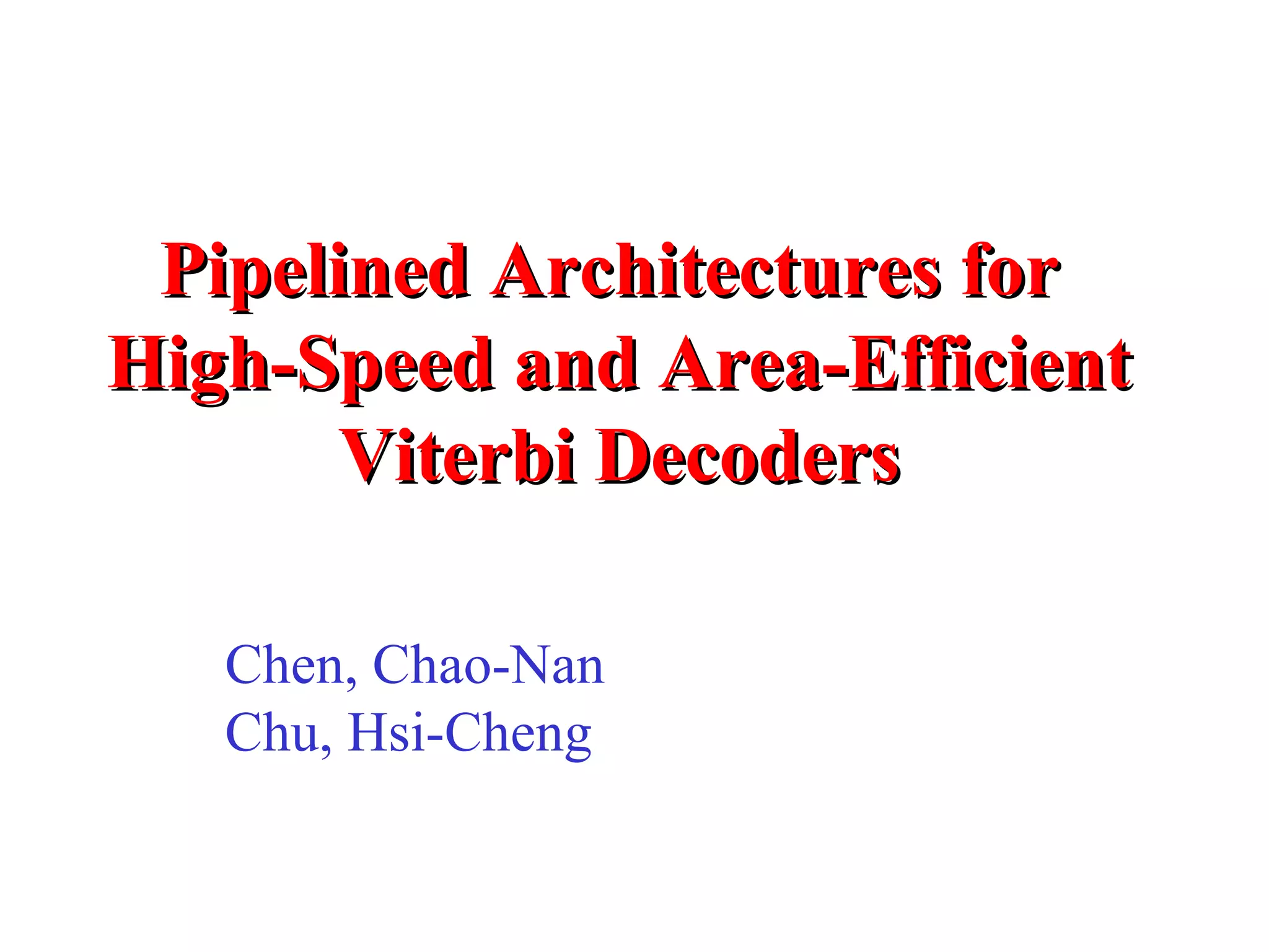 Chenchu ppt