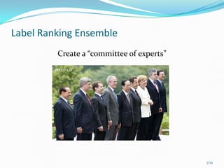 Label Ranking with Partial Abstention using Ensemble Learning | PPT