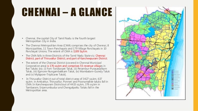CHENNAI CITY -URBAN SPRAWL