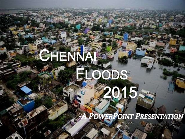 Chennai flood 2015 image