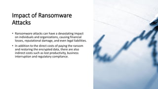 Lessons Learned From Ransomware Attacks | PDF