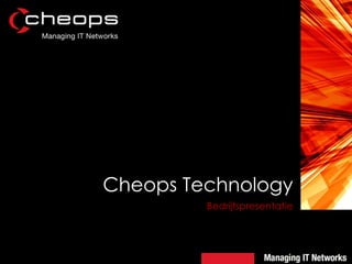 Cheops Technology Bedrijfspresentatie 
