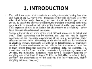 Chep 03 Electrical transient | PPTX