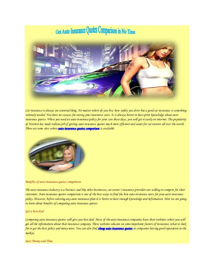 online car insurance quotes