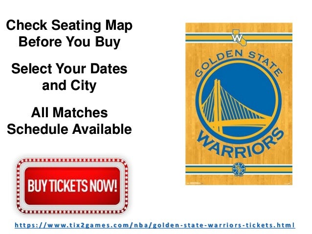 Warriors Tickets Seating Chart