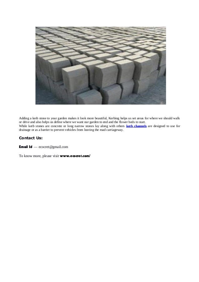 Get the Fines Range of Chequered, Interlocking Tiles and Kerbstone