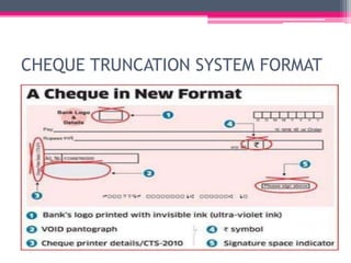 CHEQUE TRUNCATION SYSTEM FORMAT
 