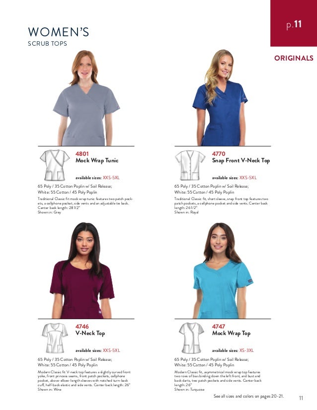 Cherokee Workwear Scrubs Women/'s V Neck Scrub Top 4746 Red REDW Cherokee