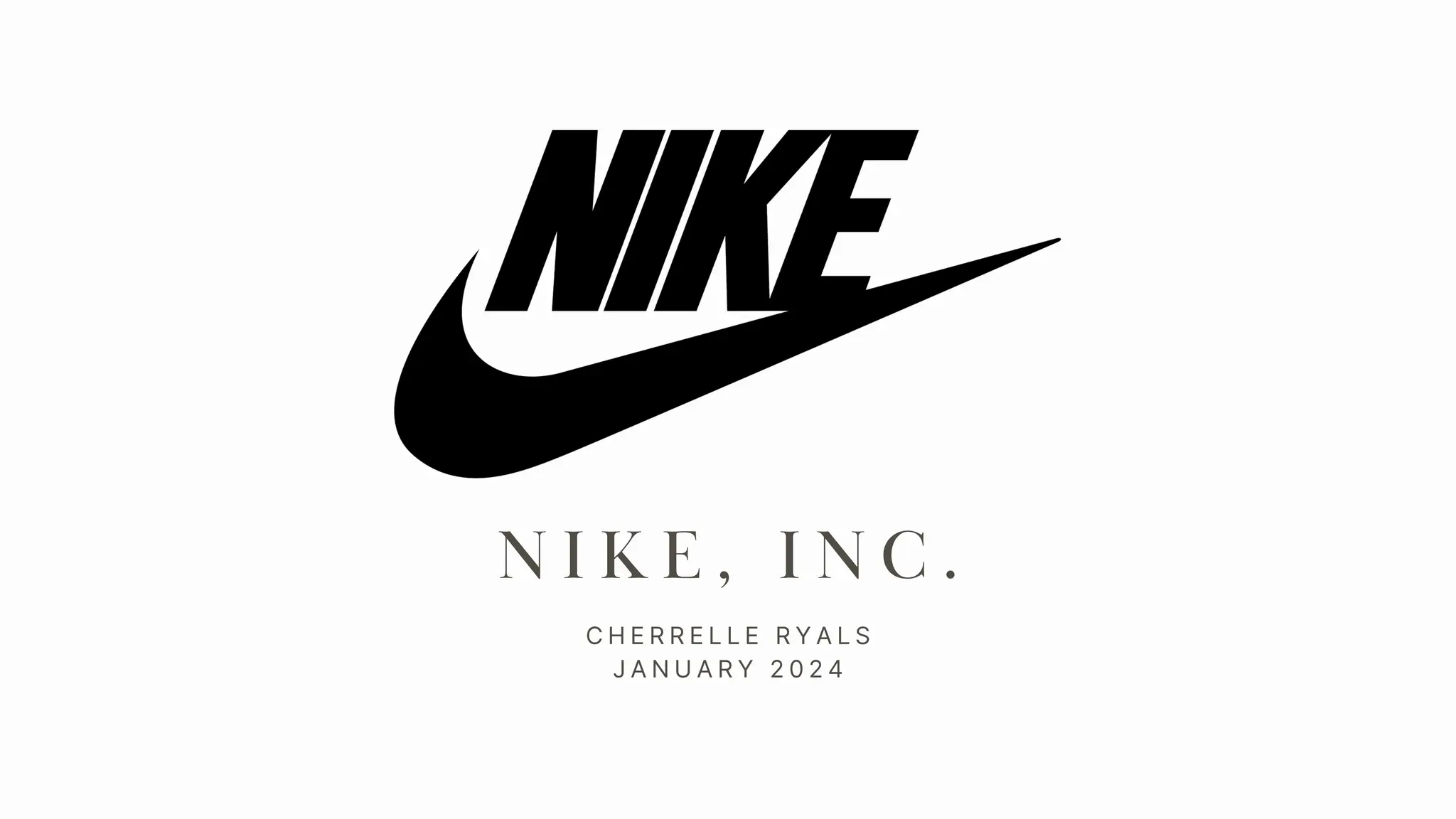 Nike Brand Guidelines PPT