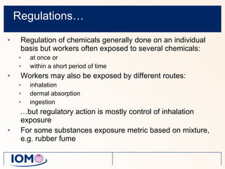 Mixed exposure to chemicals | PPT