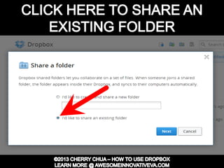Dropbox Tutorial Guide Presentation
