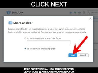 Dropbox Tutorial Guide Presentation