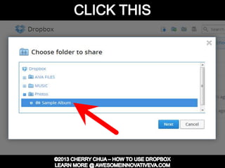 Dropbox Tutorial Guide Presentation