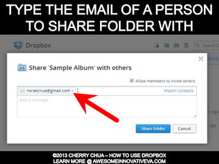 Dropbox Tutorial Guide Presentation