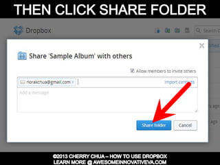 Dropbox Tutorial Guide Presentation