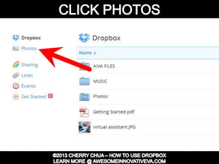 Dropbox Tutorial Guide Presentation