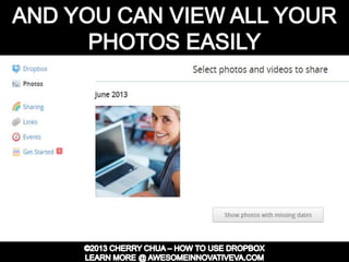 Dropbox Tutorial Guide Presentation